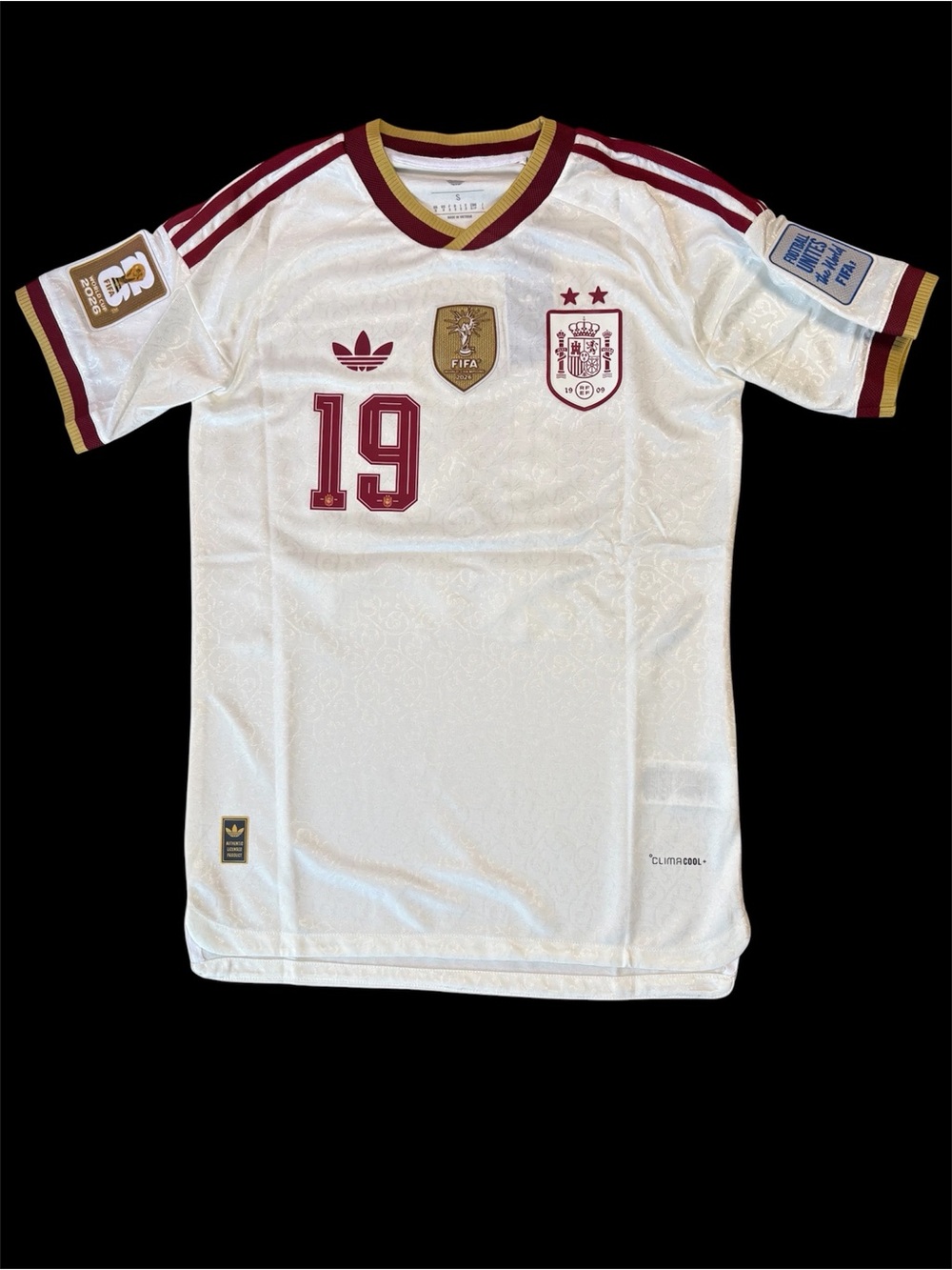 2026 Spain Lamine Yamal #19 Player Version Adult away Jersey
